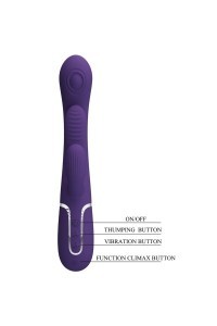 Vibratore rabbit multifunzioni Shania viola