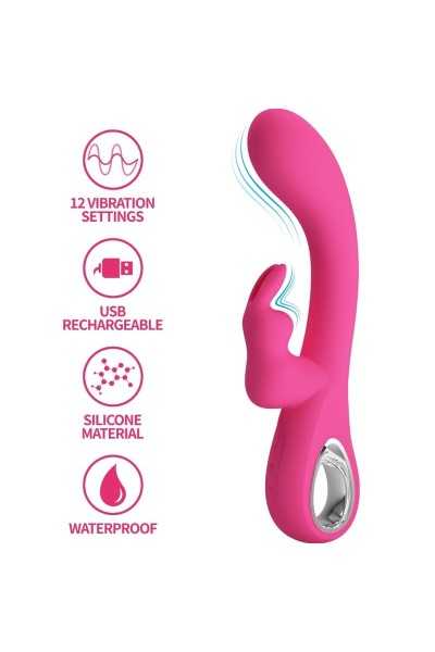 Vibratore rabbit Novak rosa