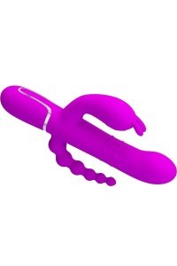 Vibratore rabbit multifunzioni Cammy rosa