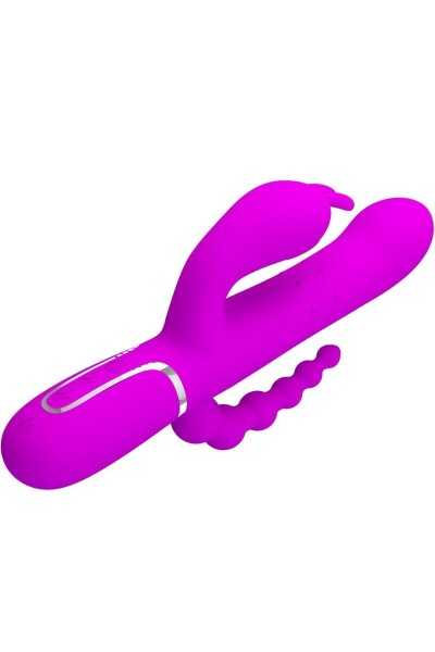 Vibratore rabbit multifunzioni Cammy rosa