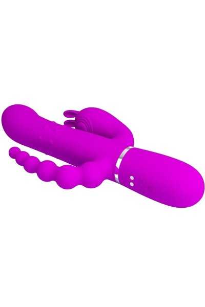 Vibratore rabbit multifunzioni Cammy rosa