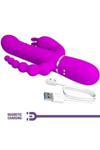 Vibratore rabbit multifunzioni Cammy rosa