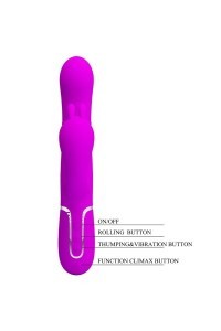 Vibratore rabbit multifunzioni Cammy rosa