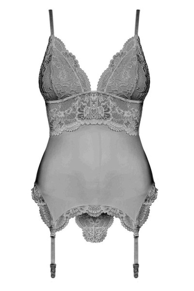 Corsetto e perizoma bianco 810