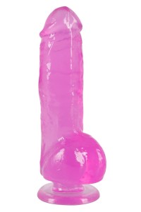 Dildo realistico Jerry Giant 22 cm viola