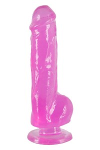 Dildo realistico Jerry Giant 22 cm viola