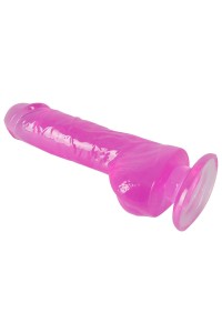 Dildo realistico Jerry Giant 22 cm viola