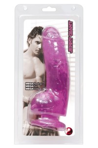 Dildo realistico Jerry Giant 22 cm viola