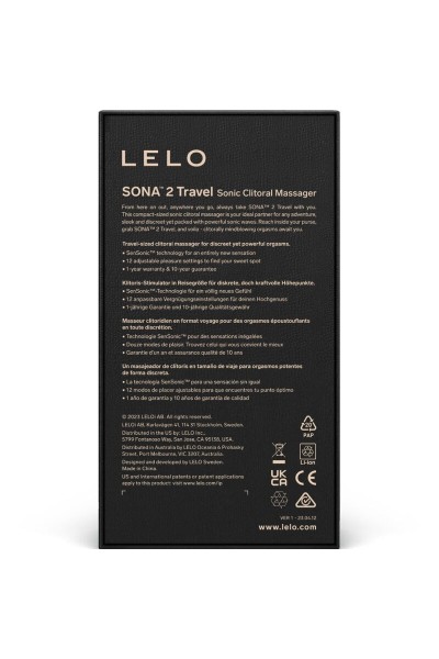 Stimolatore clitorideo Sona 2 Travel rosa