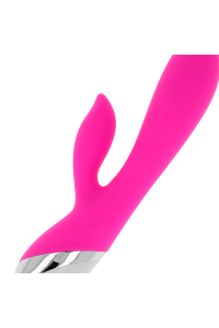 Vibratore rabbit 19 cm fucsia