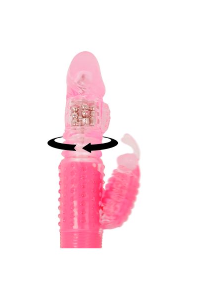 Vibratore rabbit rotante 25,5 cm