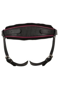 Imbracatura strap on per donna in pelle
