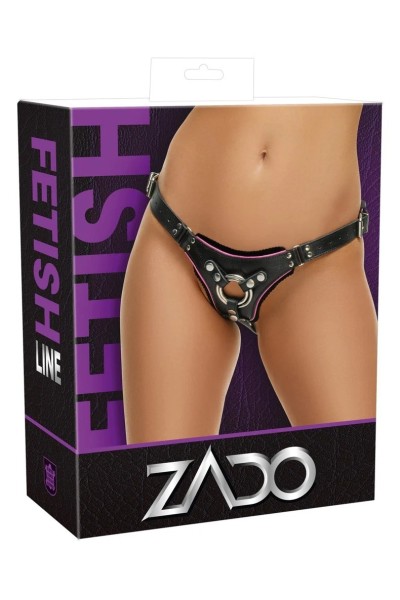 Imbracatura strap on per donna in pelle