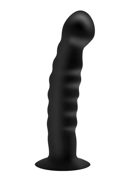 Dildo classico Bumpy 14,5 cm nero