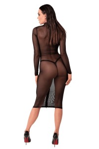 Abito trasparente con zip integrale Ecstasy