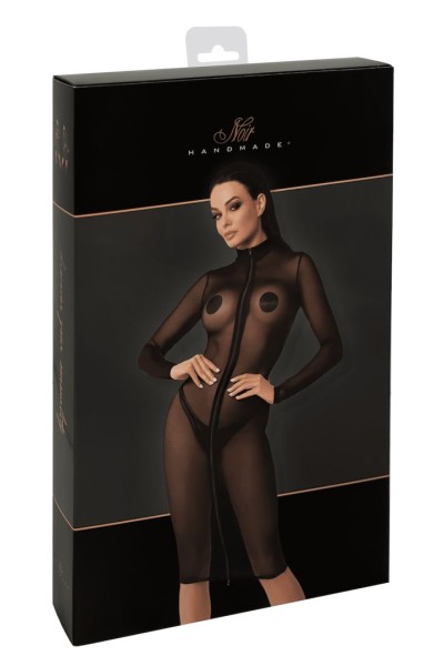 Abito trasparente con zip integrale Ecstasy