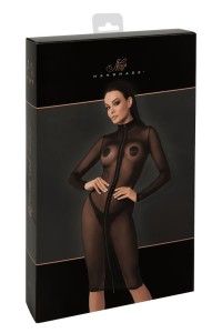 Abito trasparente con zip integrale Ecstasy