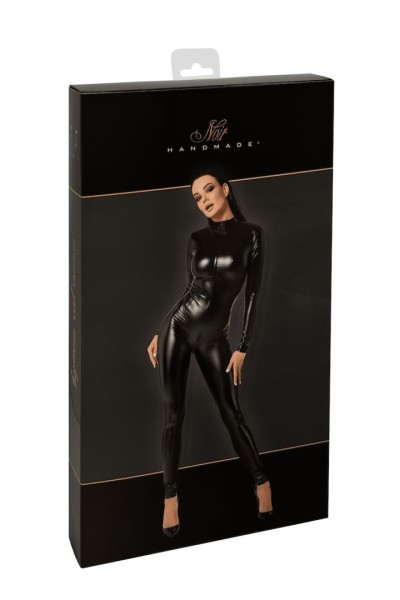 Tuta wetlook con zip a tre vie Chimera