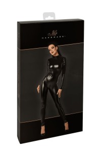 Tuta wetlook con zip a tre vie Chimera