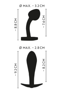 Set di plug anali in metallo nei colori dell'arcobaleno