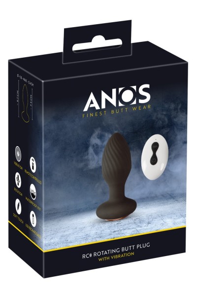 Plug anale telecomandato RC Rotating Butt Plug