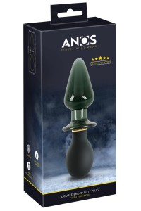 Plug anale a doppia estremità con vibrazione