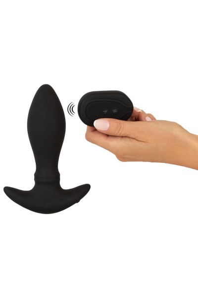 Plug anale vibrante con anelli mobili