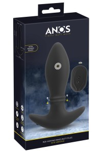 Plug anale vibrante con anelli mobili