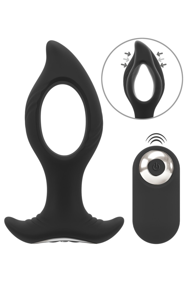 Plug anale vibrante con foro