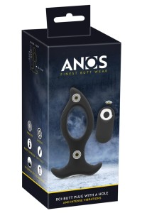 Plug anale vibrante con foro