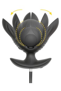 Plug anale espandibile e gonfiabile con vibrazioni