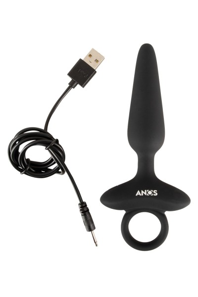 Plug anale vibrante flessibile 15 cm