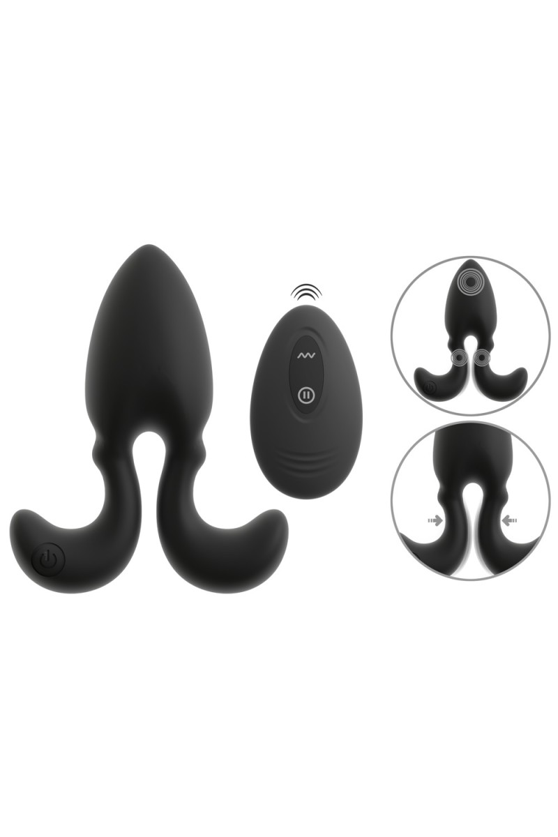 Plug anale vibrante con bracci flessibili