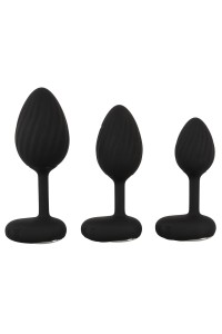 Set 3 plug anali vibranti RC Butt Plug Training Set