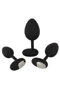 Set 3 plug anali vibranti RC Butt Plug Training Set