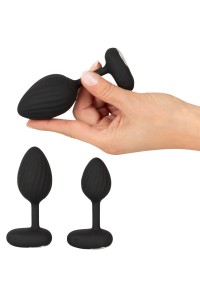 Set 3 plug anali vibranti RC Butt Plug Training Set