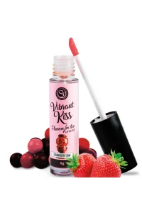 Gloss per sesso orale Vibrant Kiss gusto fragola