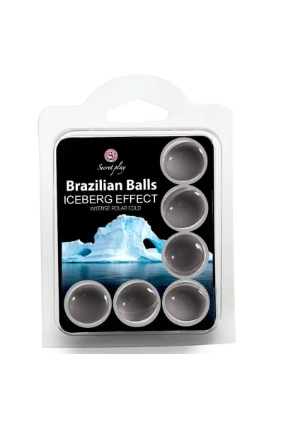 Lubrificante Brazilian Balls Iceberg Effect 6 pz.