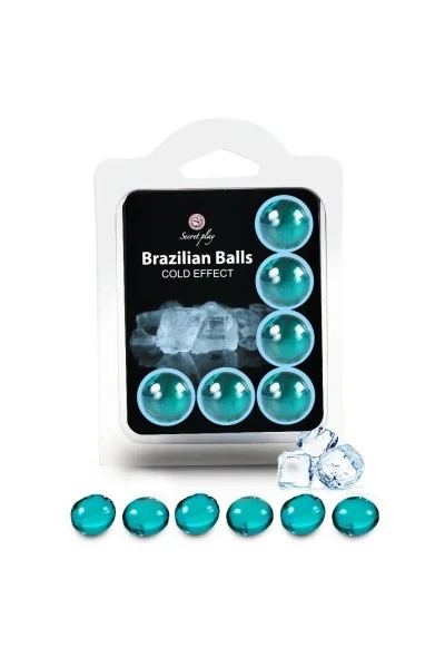 Lubrificante Brazilian Balls Cold Effect 6 pz.