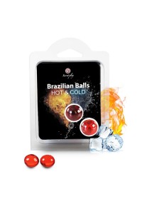 Olio da massaggi Brazilians Balls Hot & Cold 2 pz.