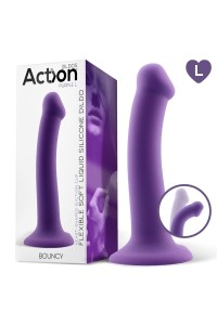 Dildo iper flessibile Bouncy 19 cm viola