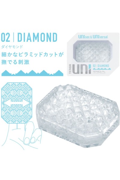 Masturbatore ditale Uni Diamond