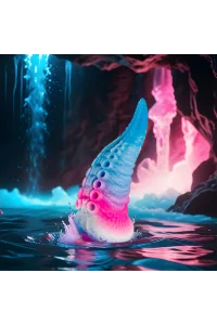 Dildo a tentacolo blu Phorcys grande