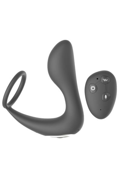 Stimulateur de prostate télécommandé avec micro décharge électrique et avec option commande vocale JUNO