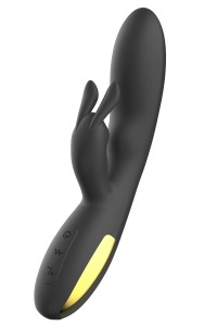 Vibromasseur rabbit noir Luxe très puissant, USB
