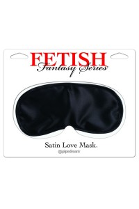 Mascherina nera in raso Satin Love Mask