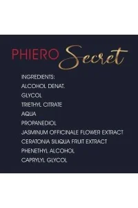 Profumo naturale e inodore ai feromoni per donna Phiero Secret 15 ml