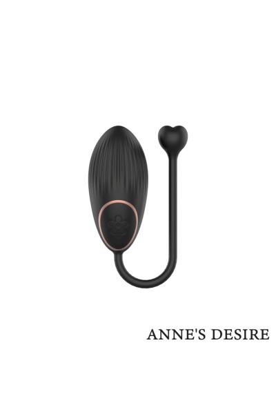 Ovetto vibrante Con Tecnologia Watchme Anne's Desire  Nero