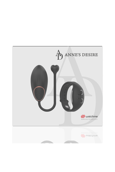 Ovetto vibrante Con Tecnologia Watchme Anne's Desire  Nero