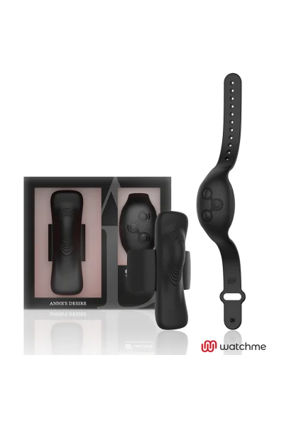 Slip vibrante  Con Tecnologia Watchme Anne's Desire Nero